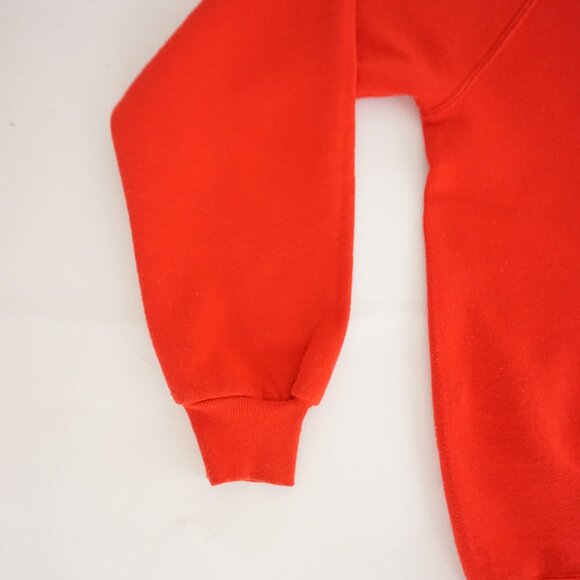 Vintage Jerzees Red Teddy Bear Christmas Sweatshirt Festive Holiday Santa Hat  L - Picture 7 of 10